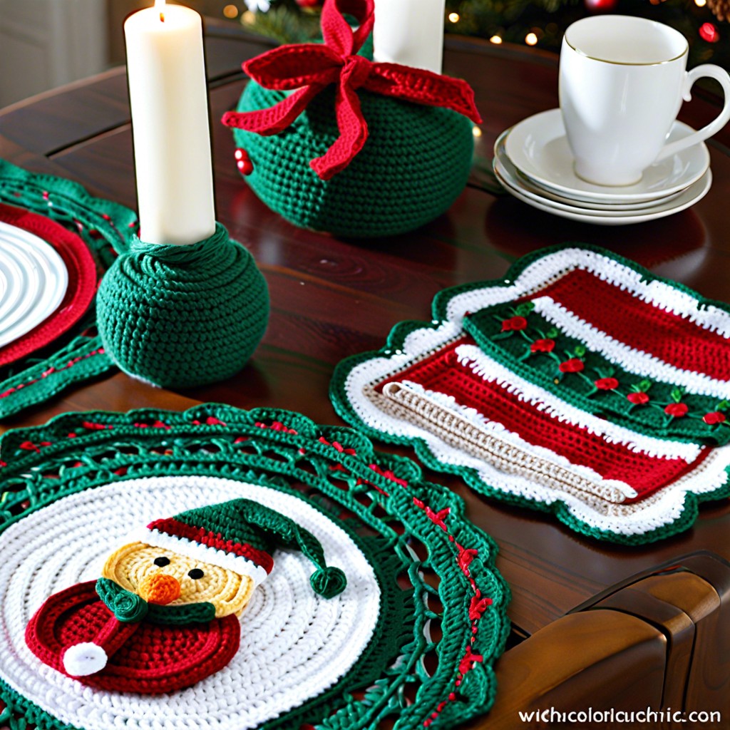 holiday themed placemats