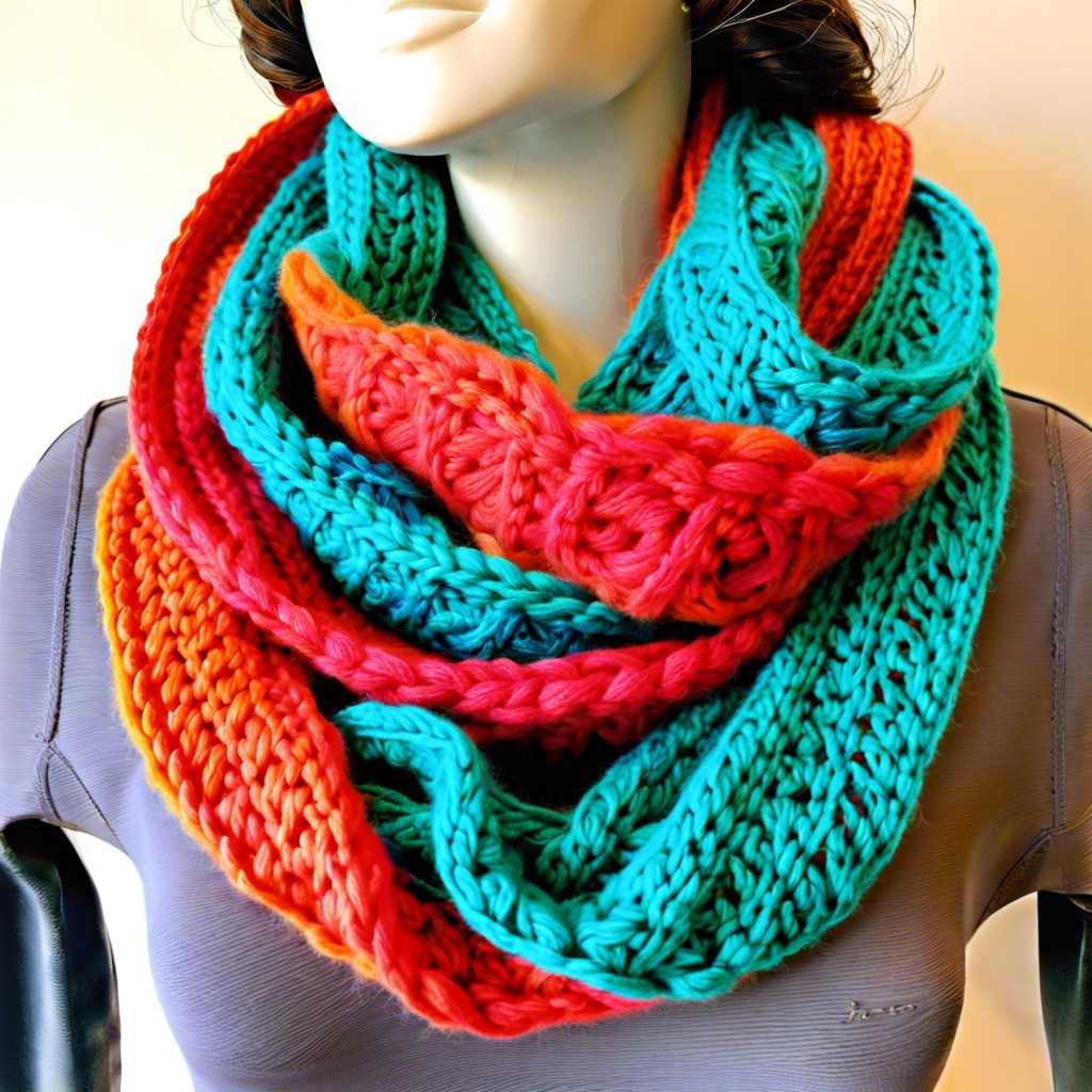 infinity heart scarf