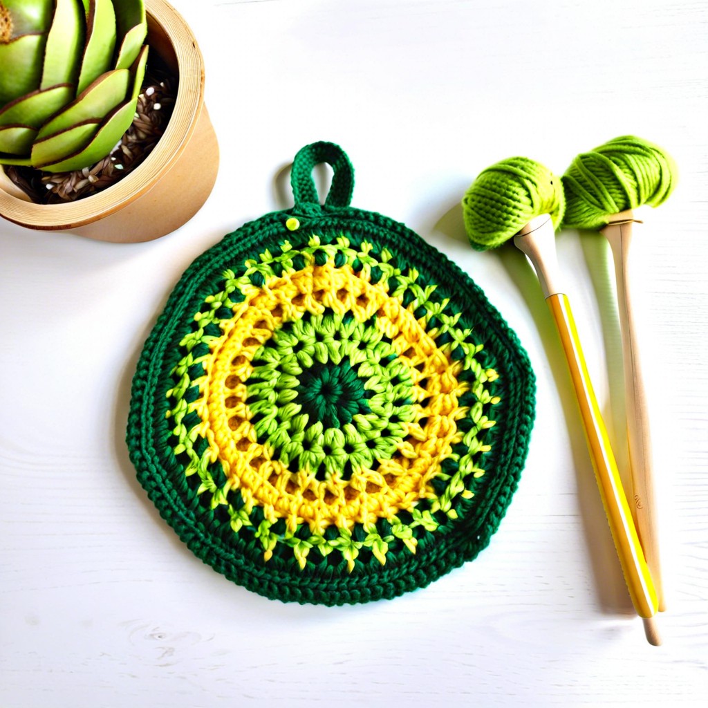 kiwi potholder