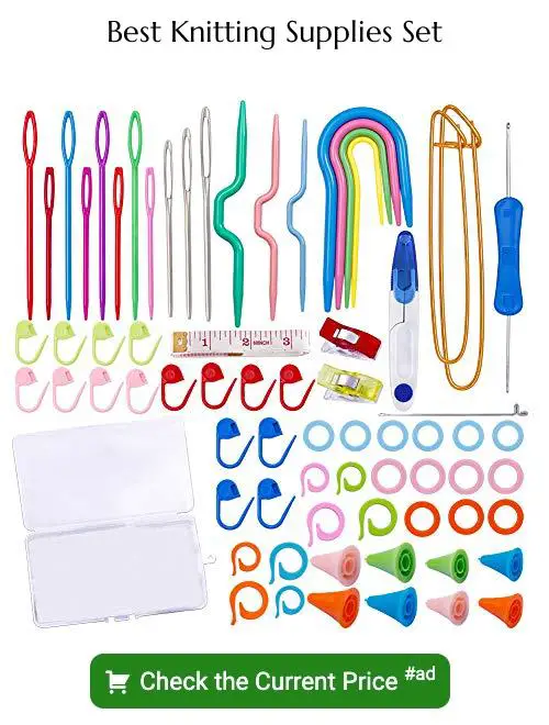 knitting supplies set