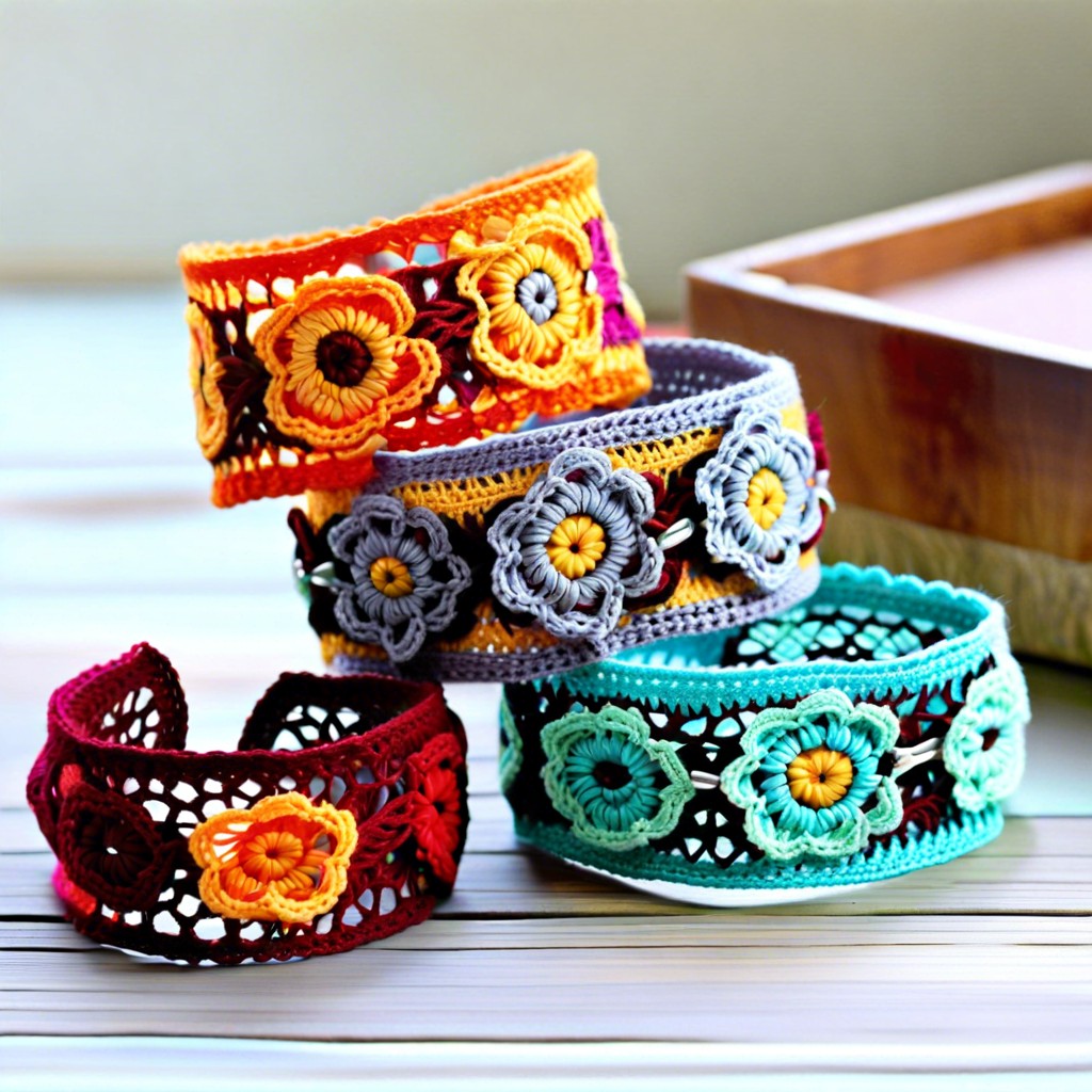 lace cuffs or wristbands