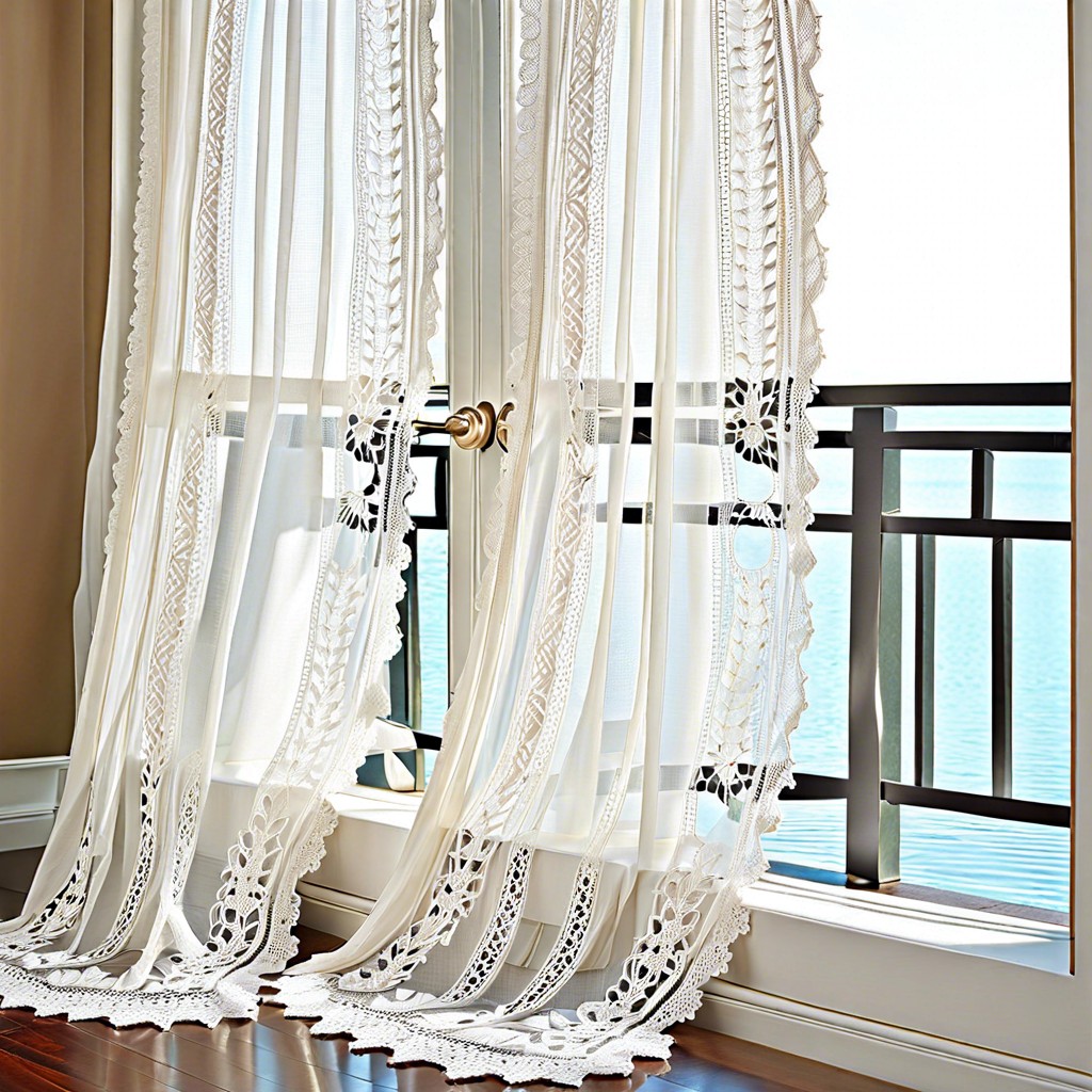 lace curtain panels