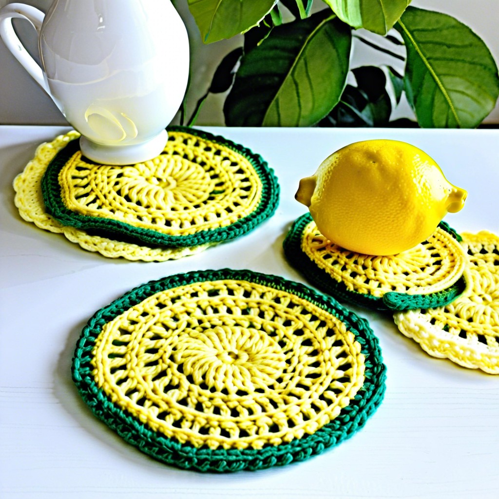 lemon coasters