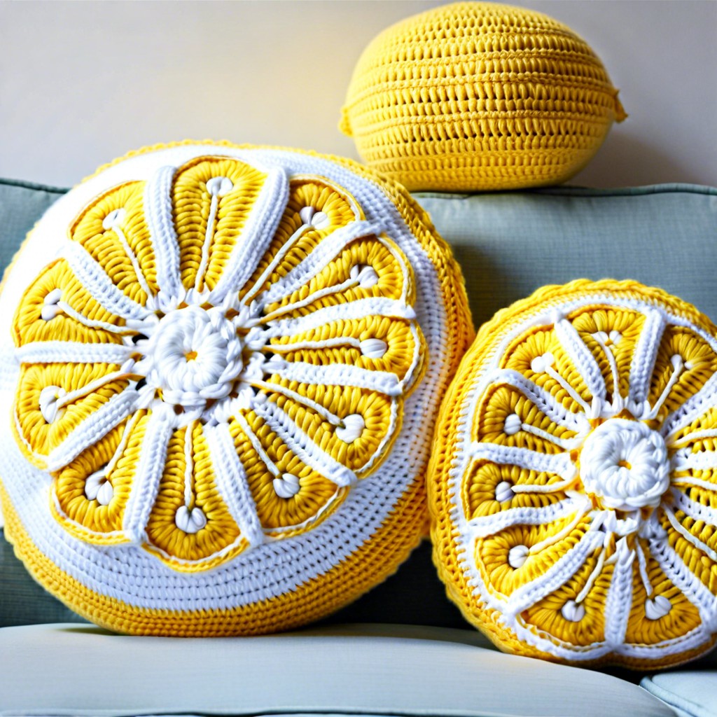 lemon slice pillows