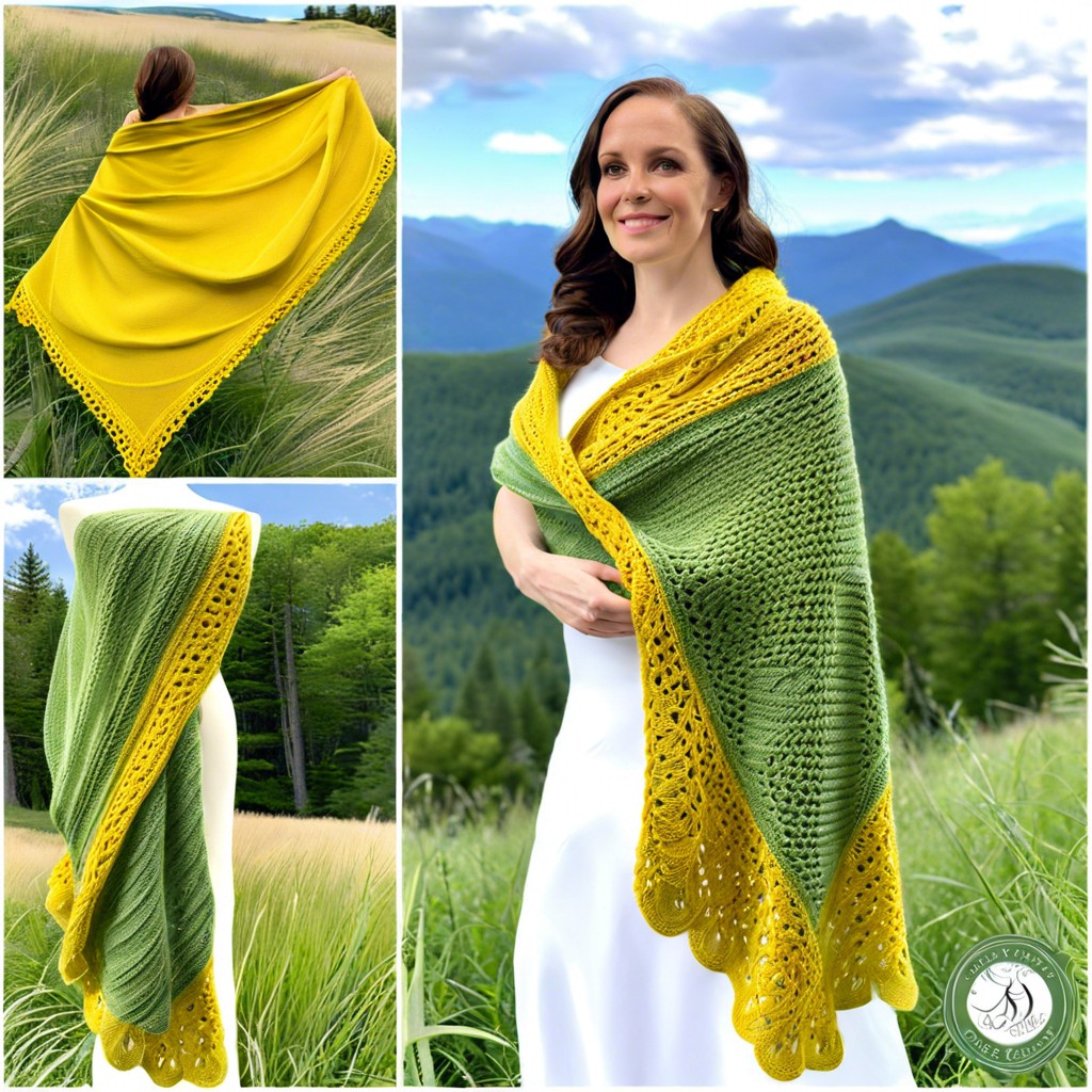 lush meadow shawl