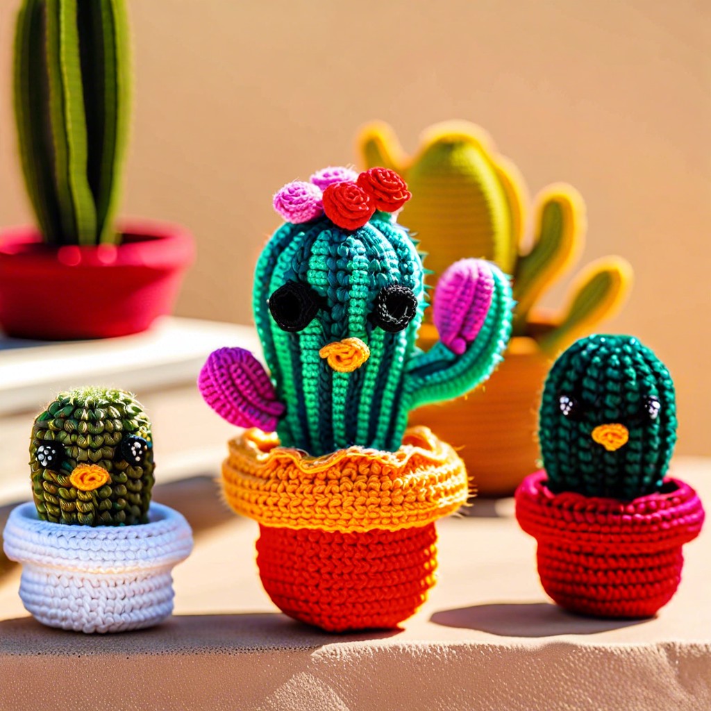 mini cactus decor