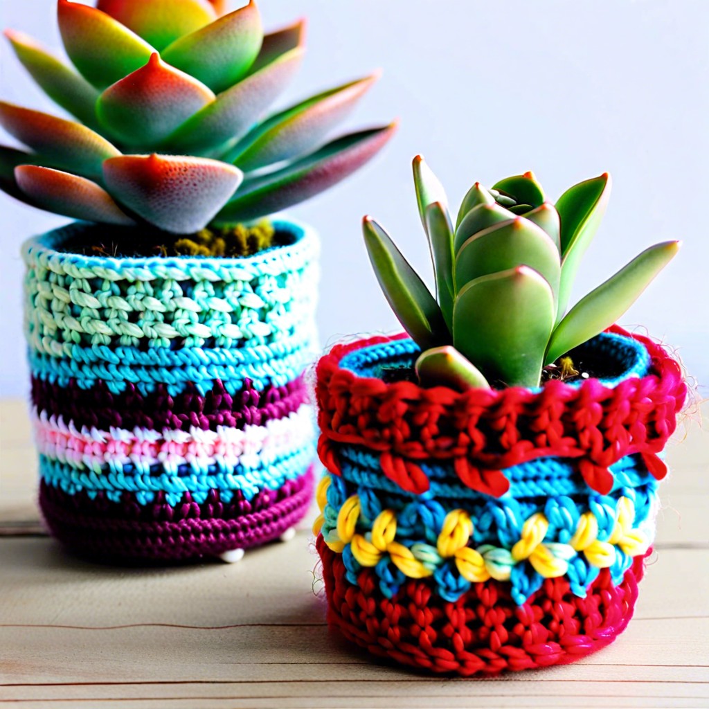 mini plant pot cozy