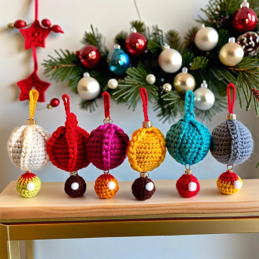 miniature holiday ornaments