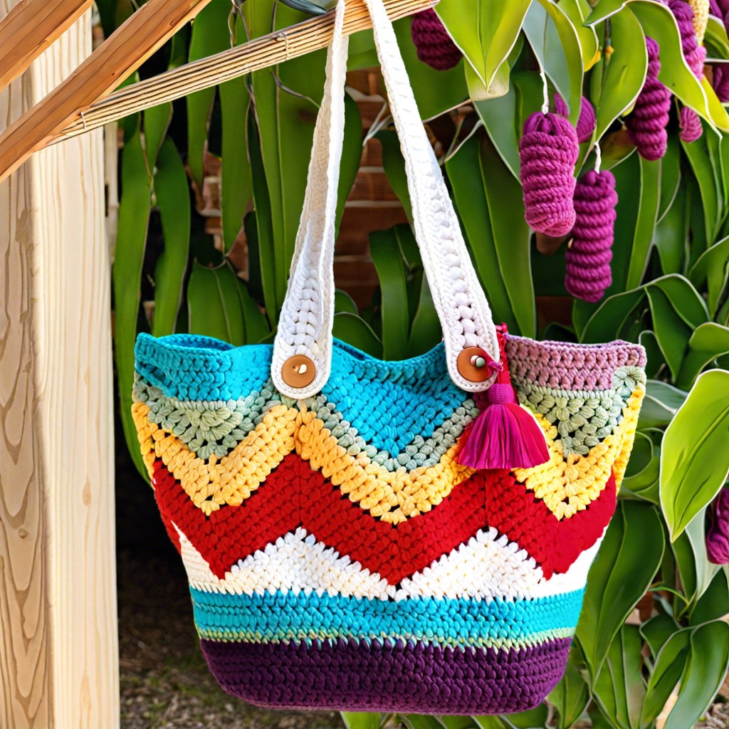 multicolor tote