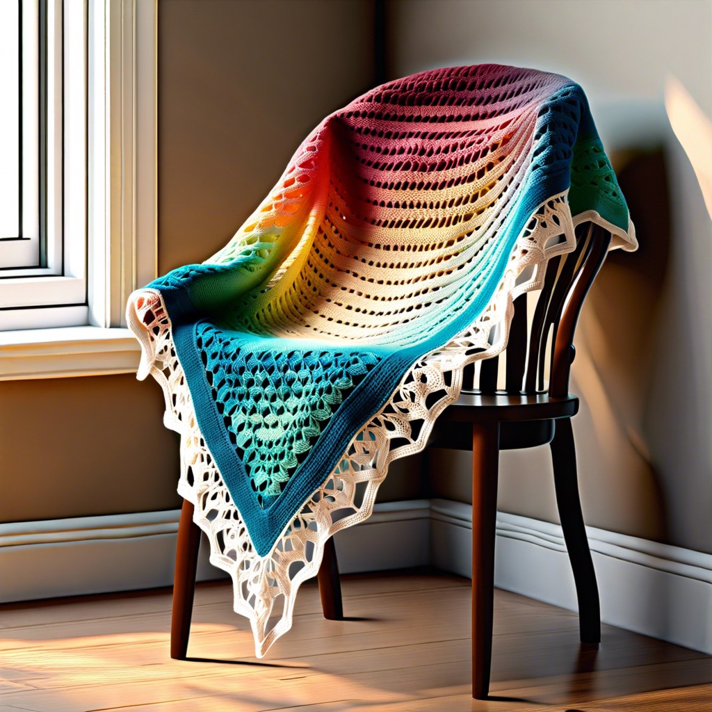 ombre shawl