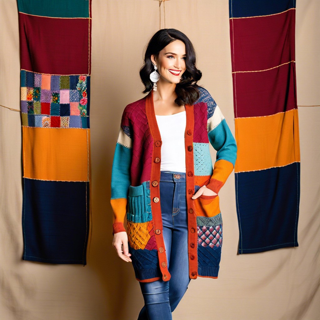 patchwork cardigans