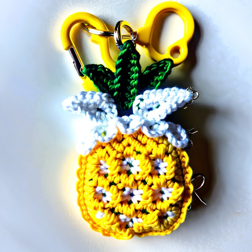 pineapple keychains