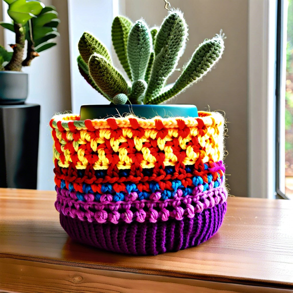 plant pot cozy