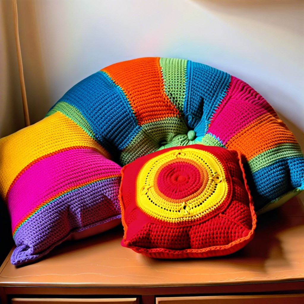 rainbow cushion covers