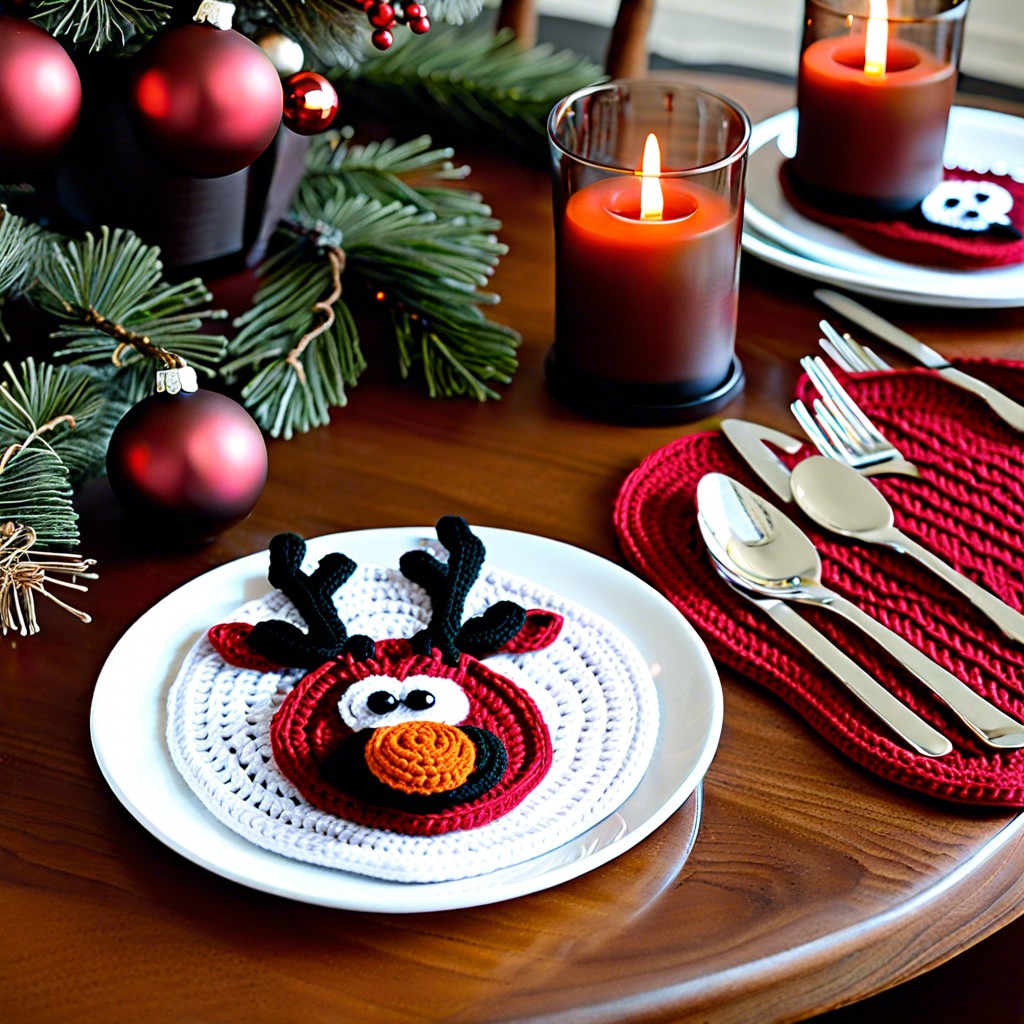 reindeer coasters