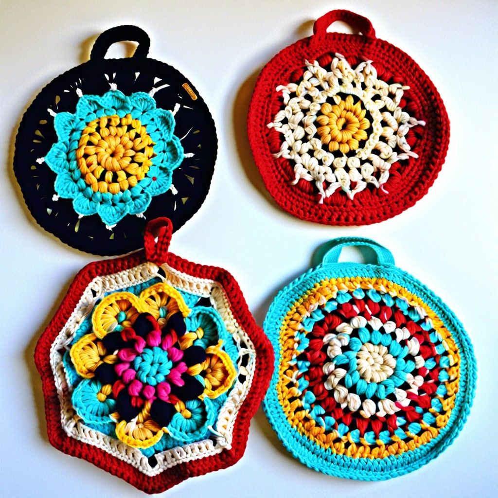 retro pot holders