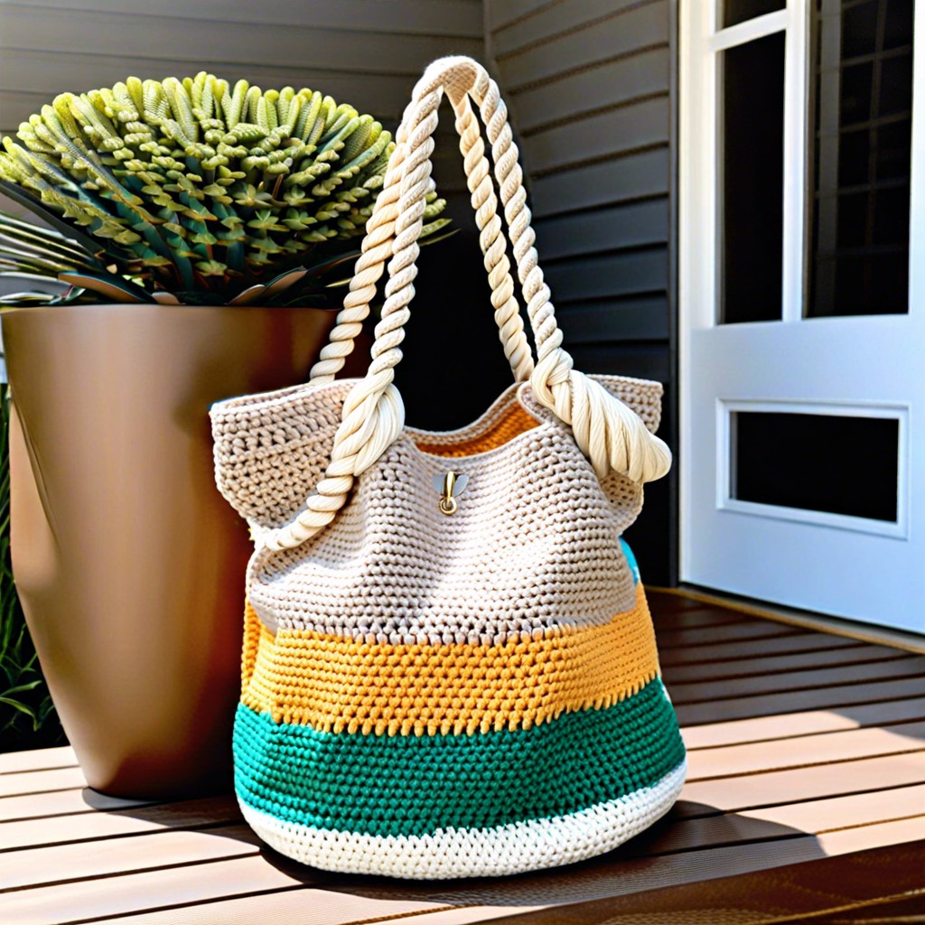 rope handle tote