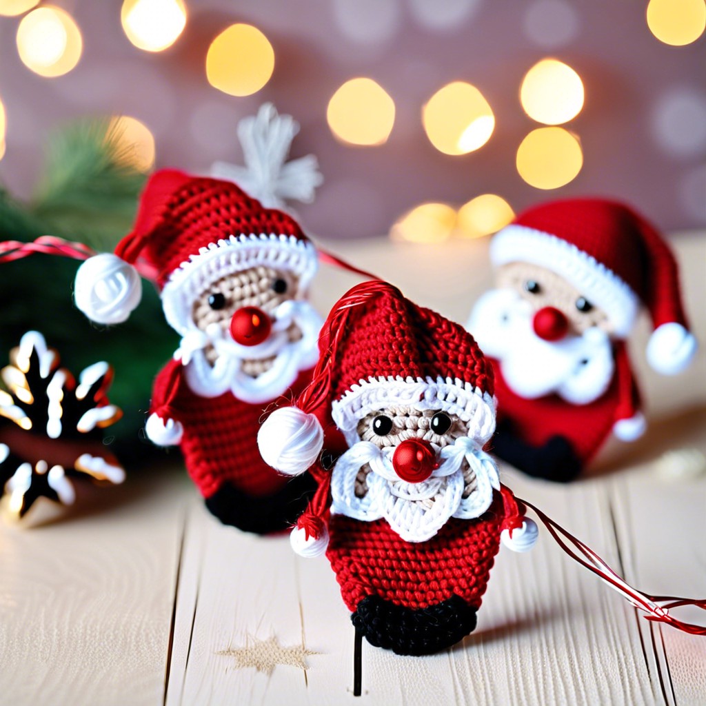 santa claus garland