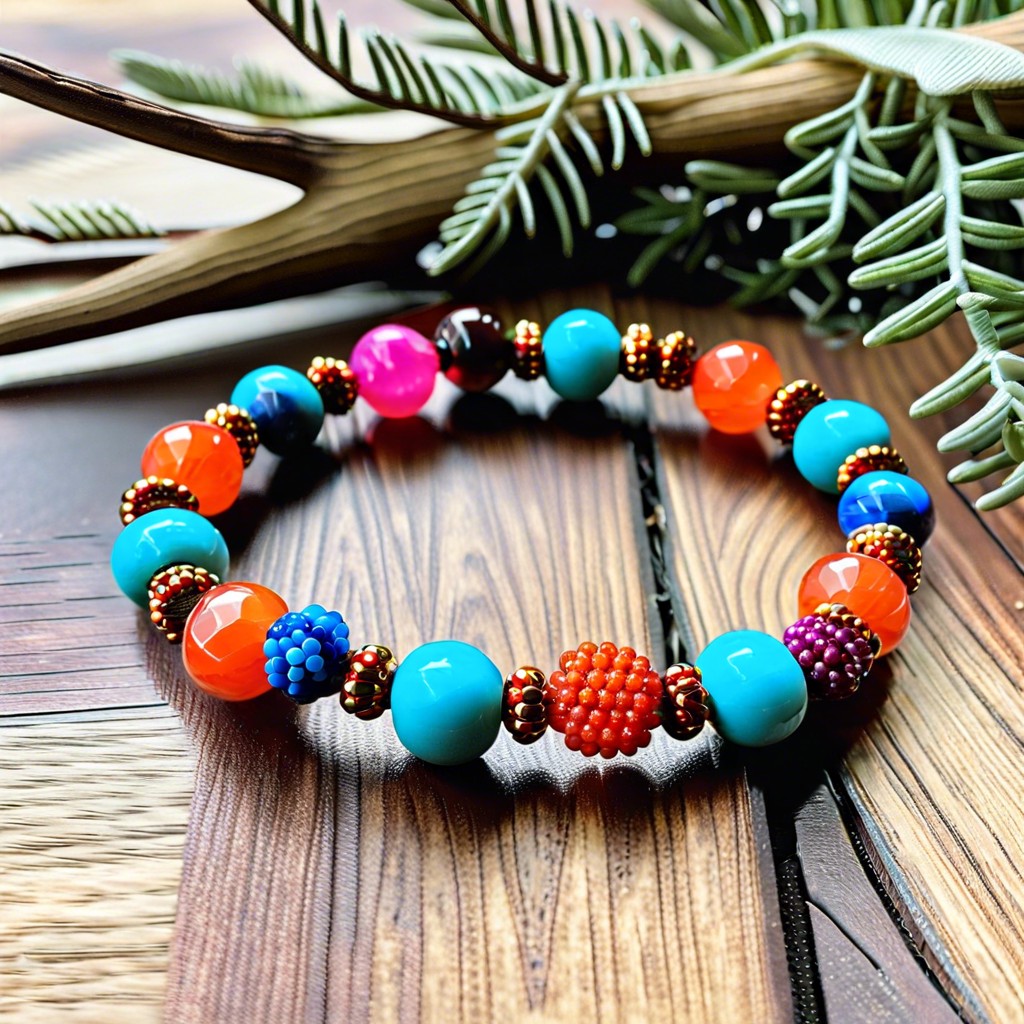 simple beaded bracelet