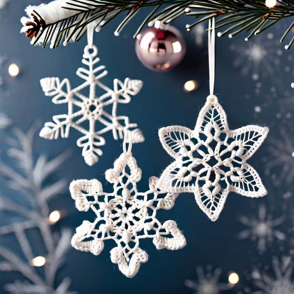 snowflake ornaments