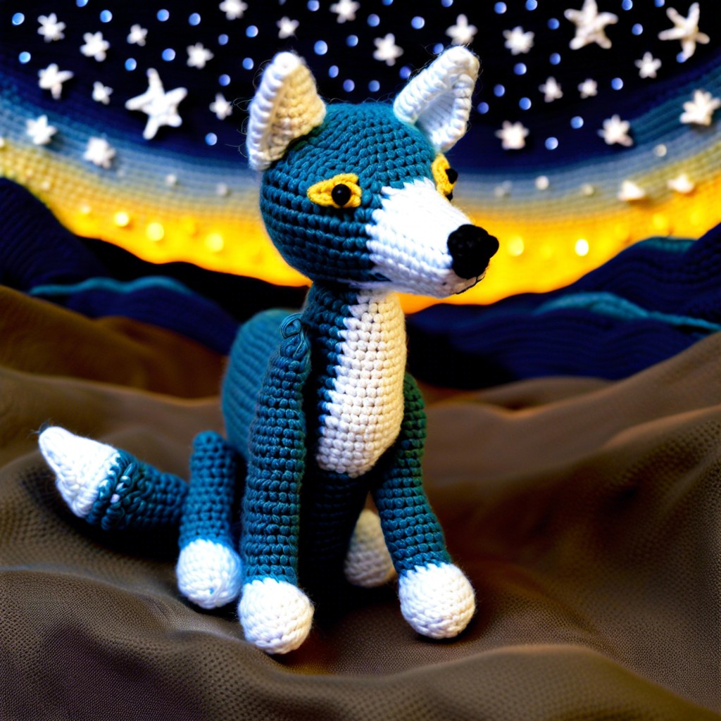 starry night wolves