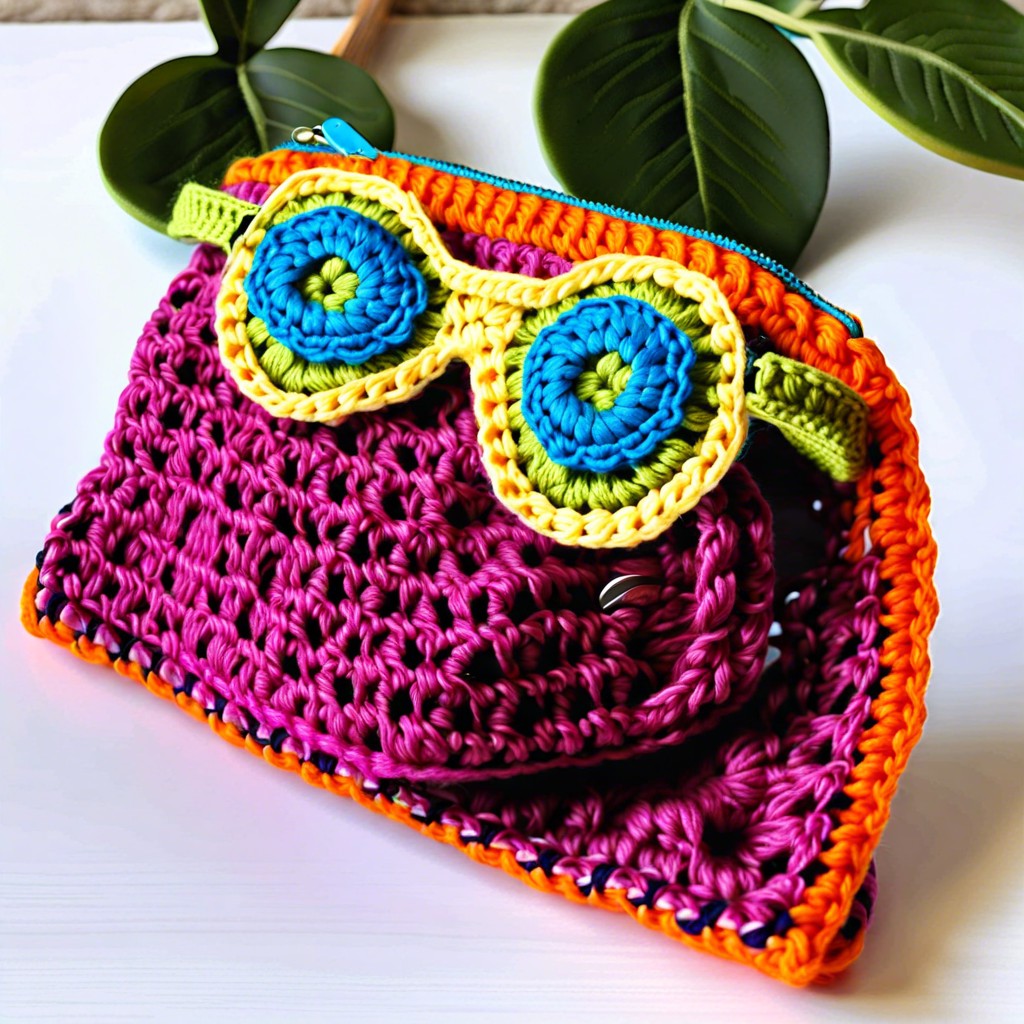 sunglasses shaped pouch