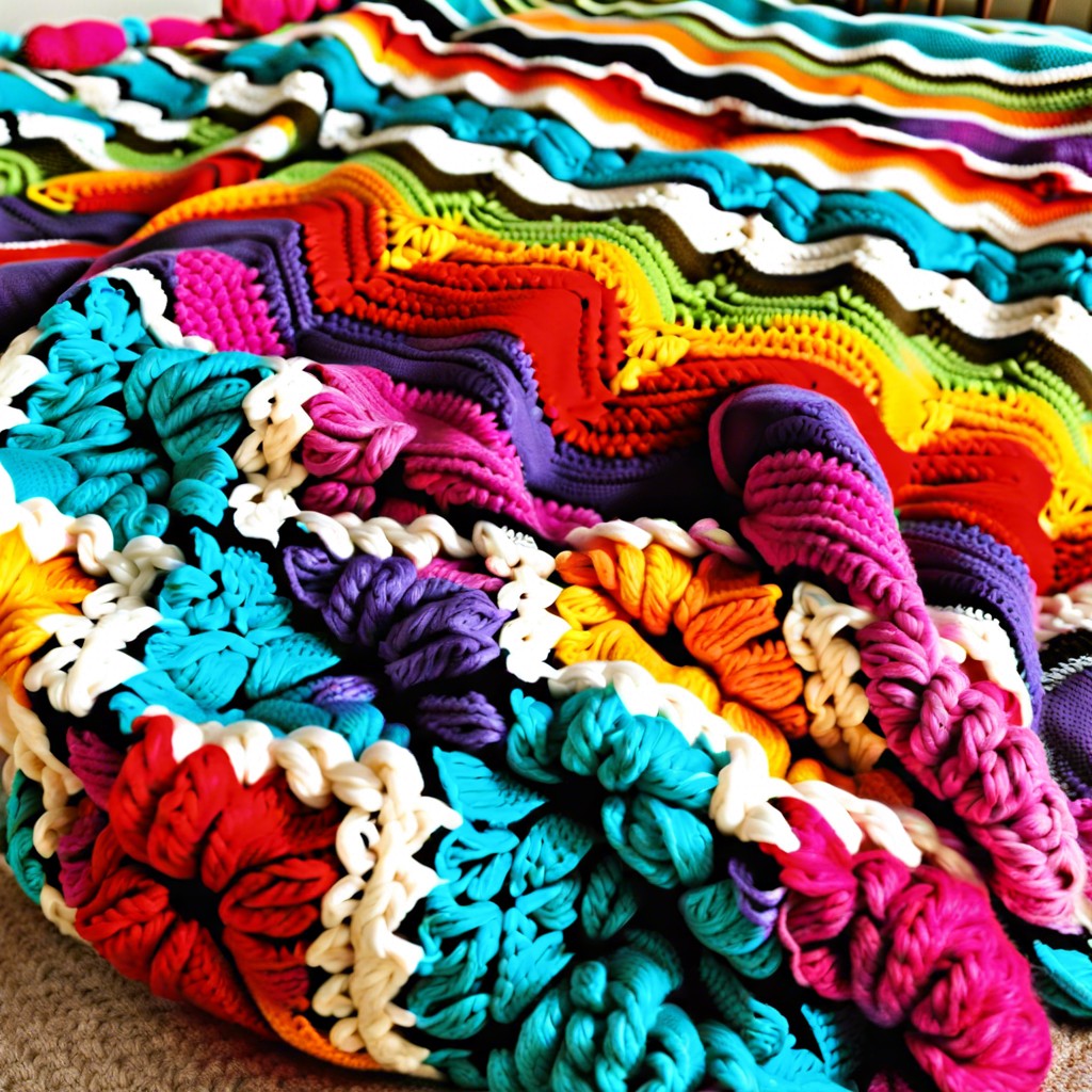 textured blankets