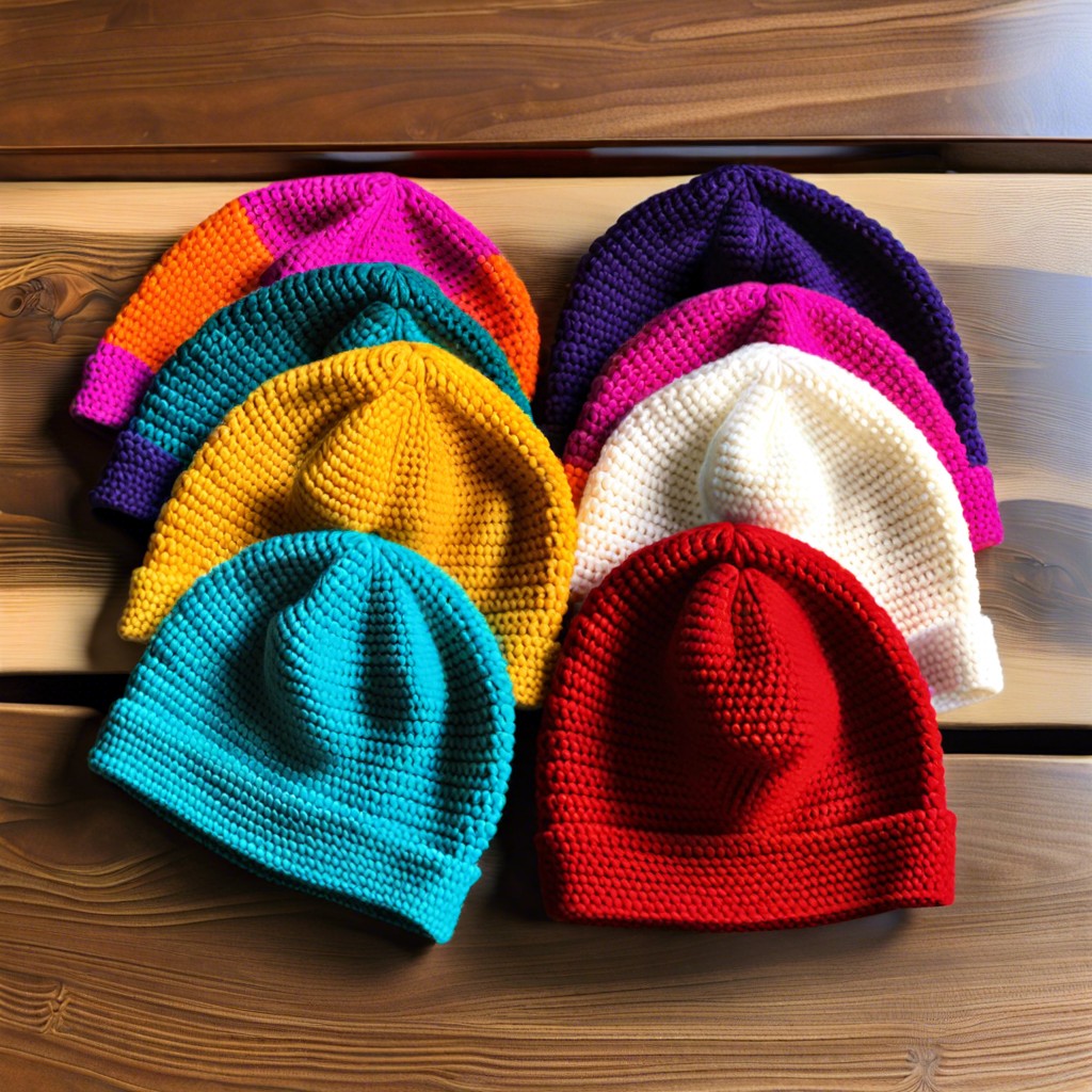 two tone beanie