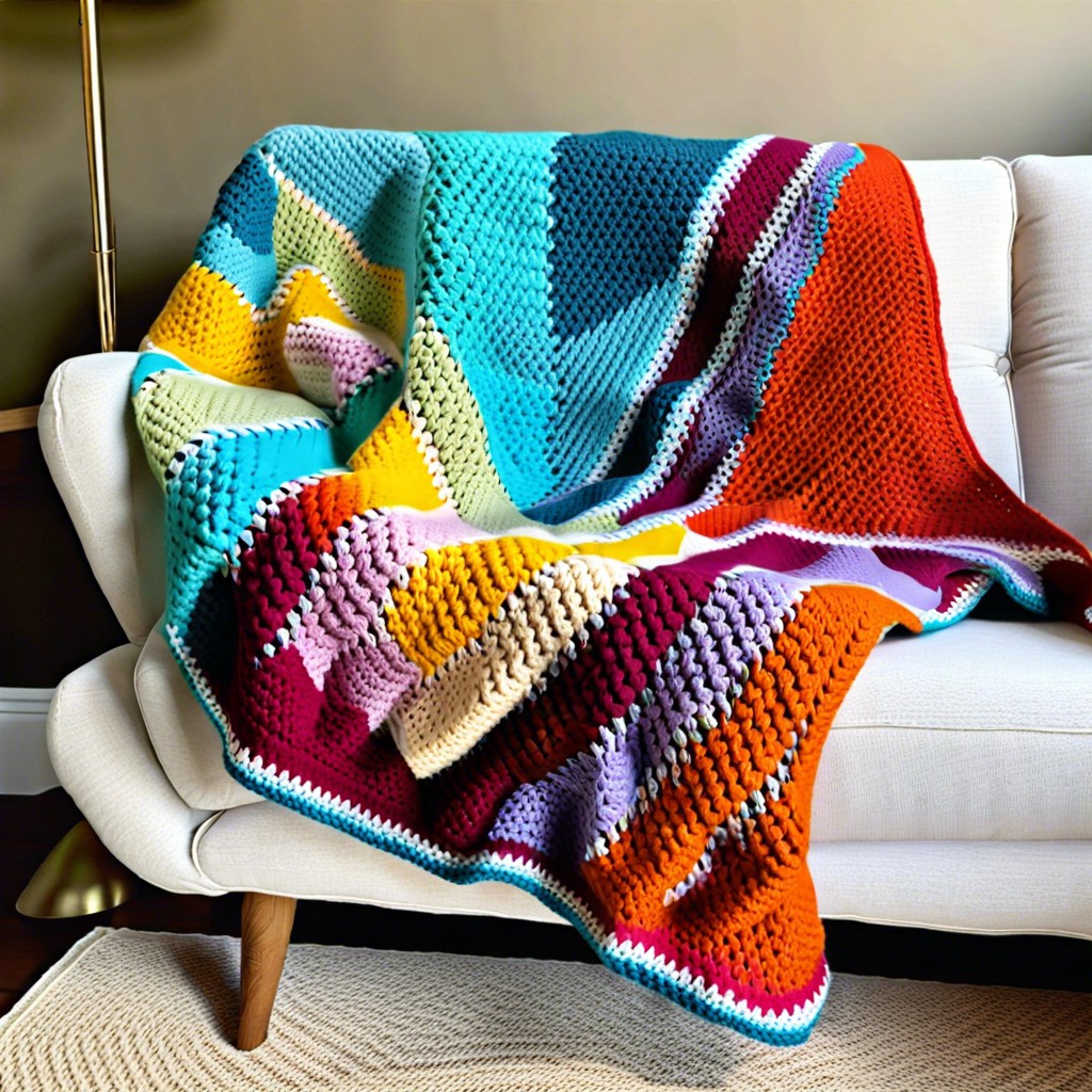 v stitch blanket