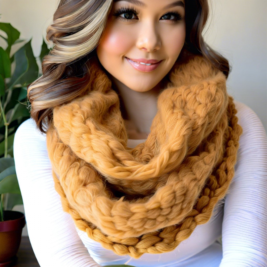 warm infinity scarf