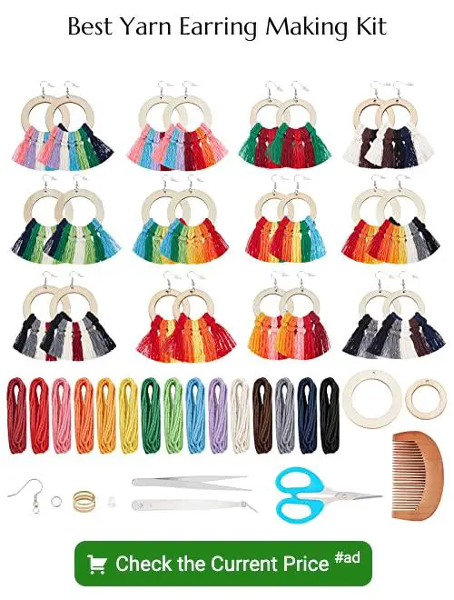 yarn earring making kit