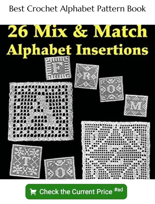 Crochet alphabet pattern book