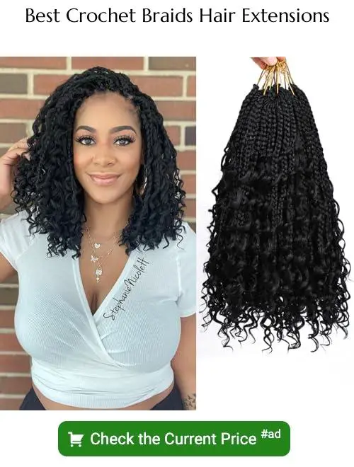 Crochet braids hair extensions