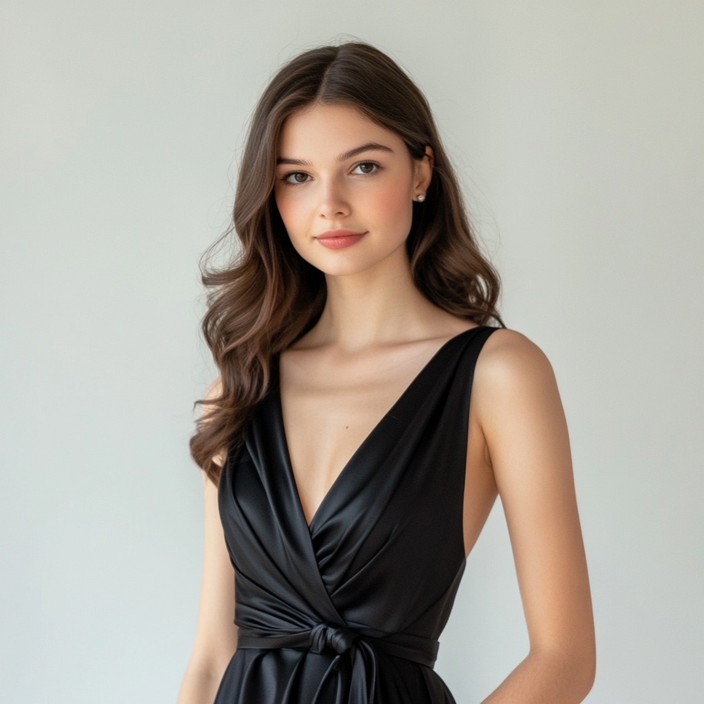 black dress