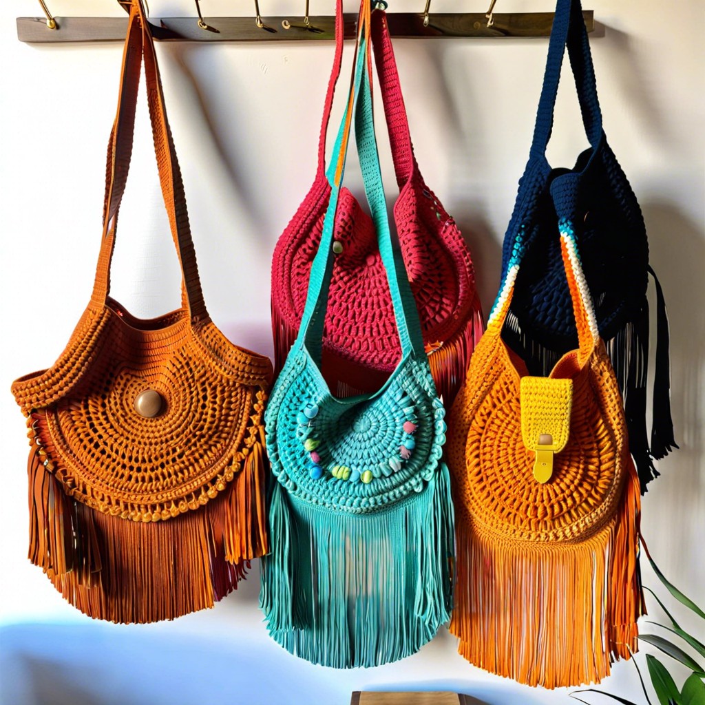 boho fringe bags