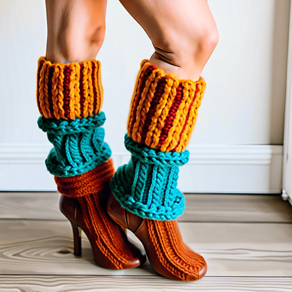 chunky leg warmers