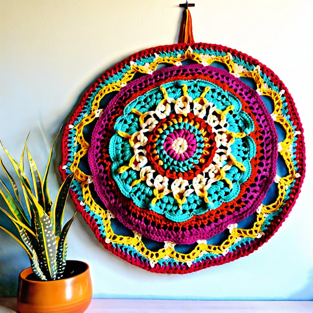 circular mandala wall hangings