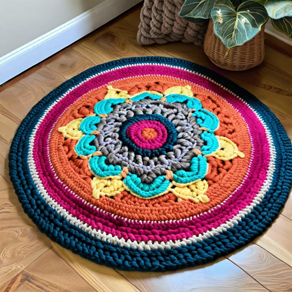 circular rug