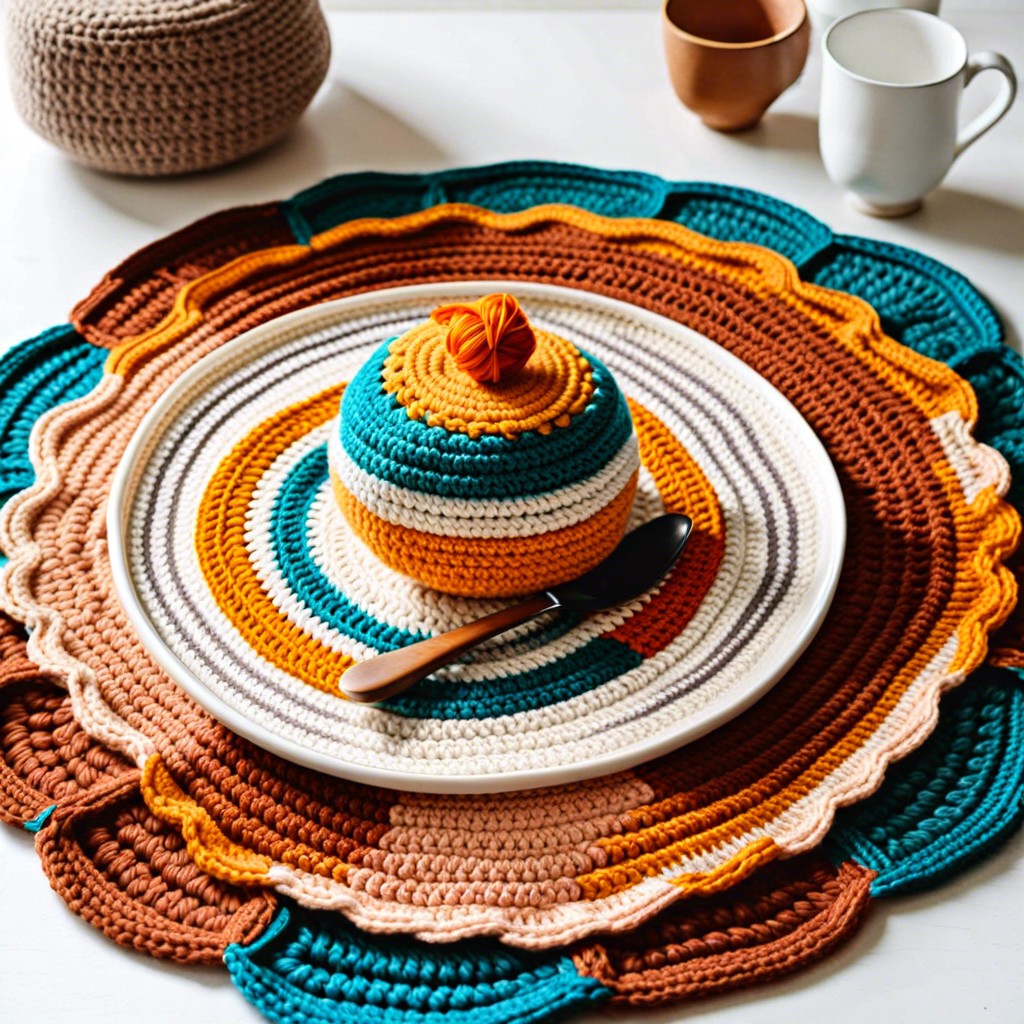 color block placemats