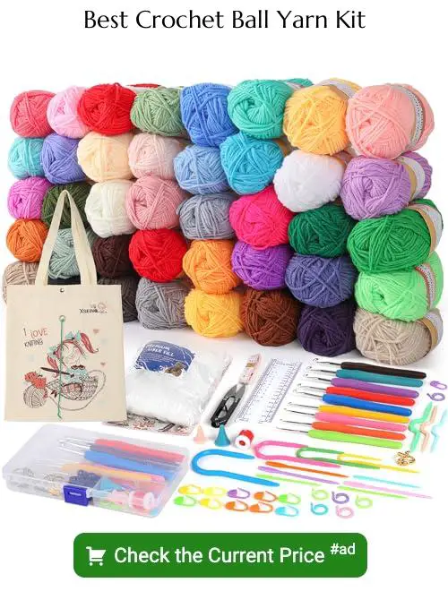 crochet ball yarn kit