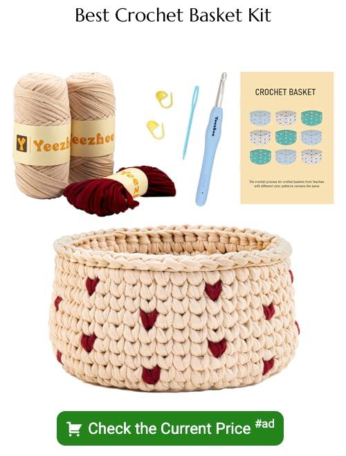 crochet basket kit