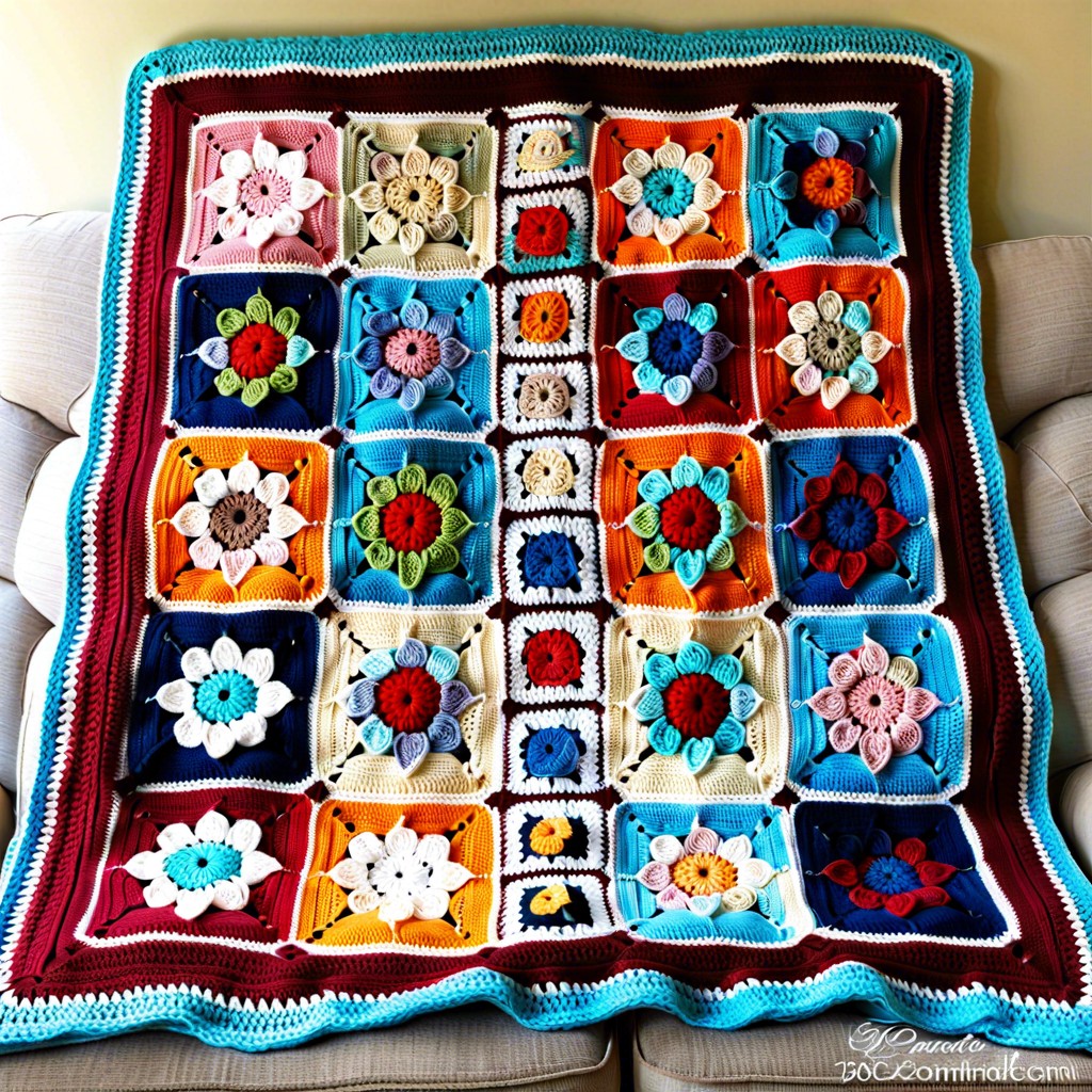 crochet memory blanket