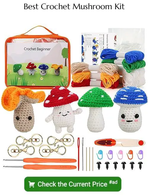 crochet mushroom kit