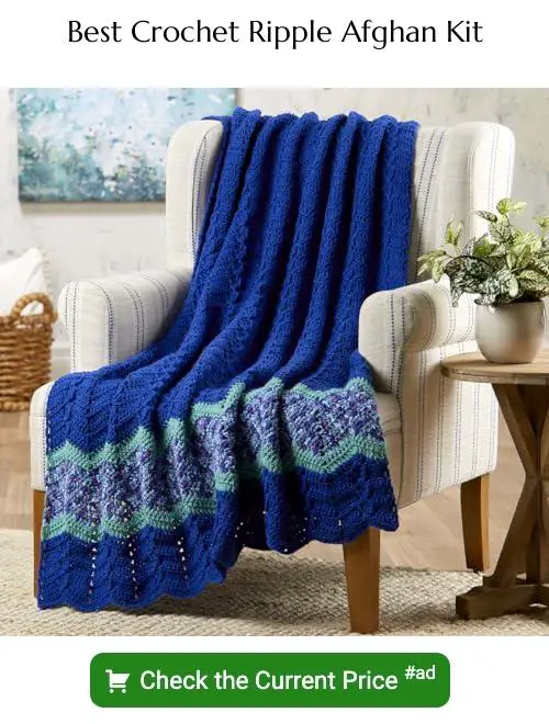 crochet ripple afghan kit