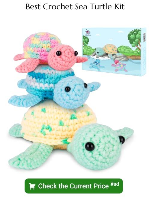 crochet sea turtle kit