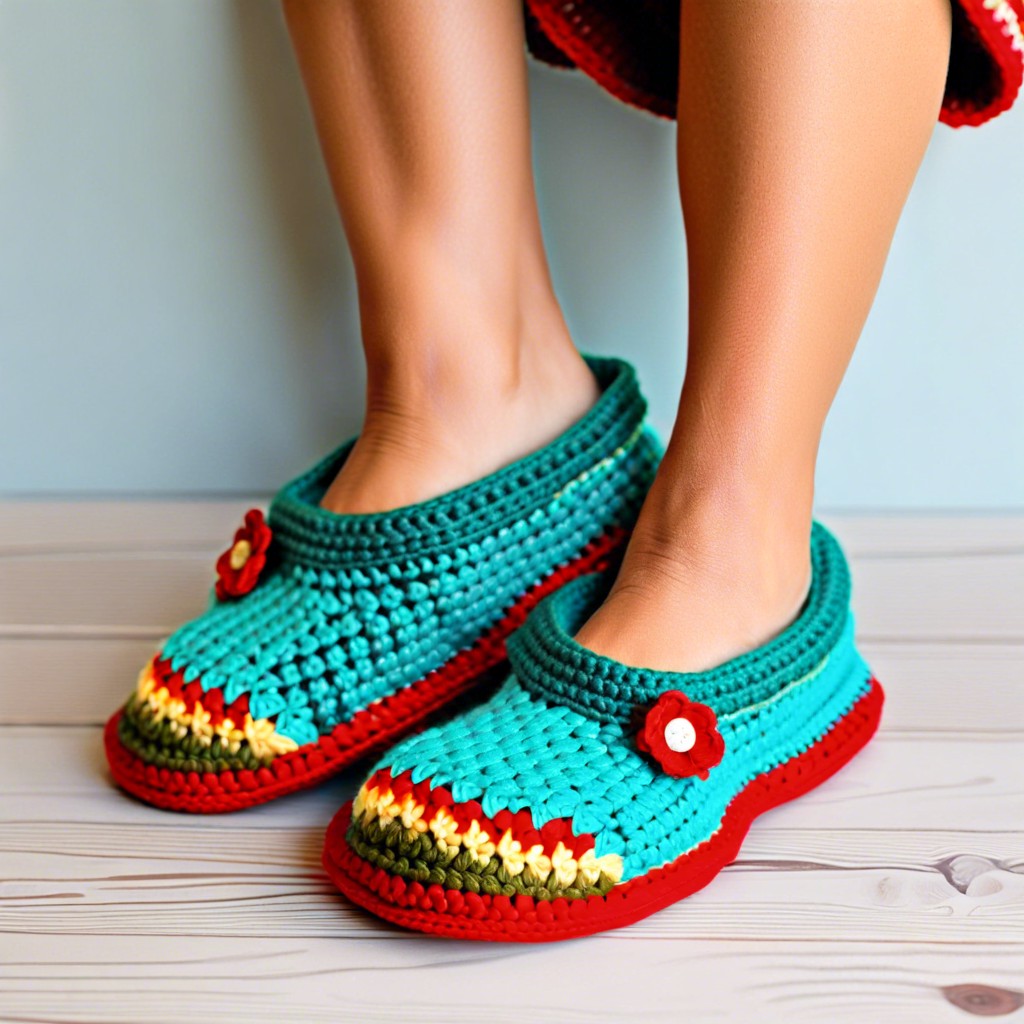 crochet slippers