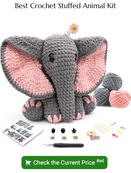 crochet stuffed animal kit