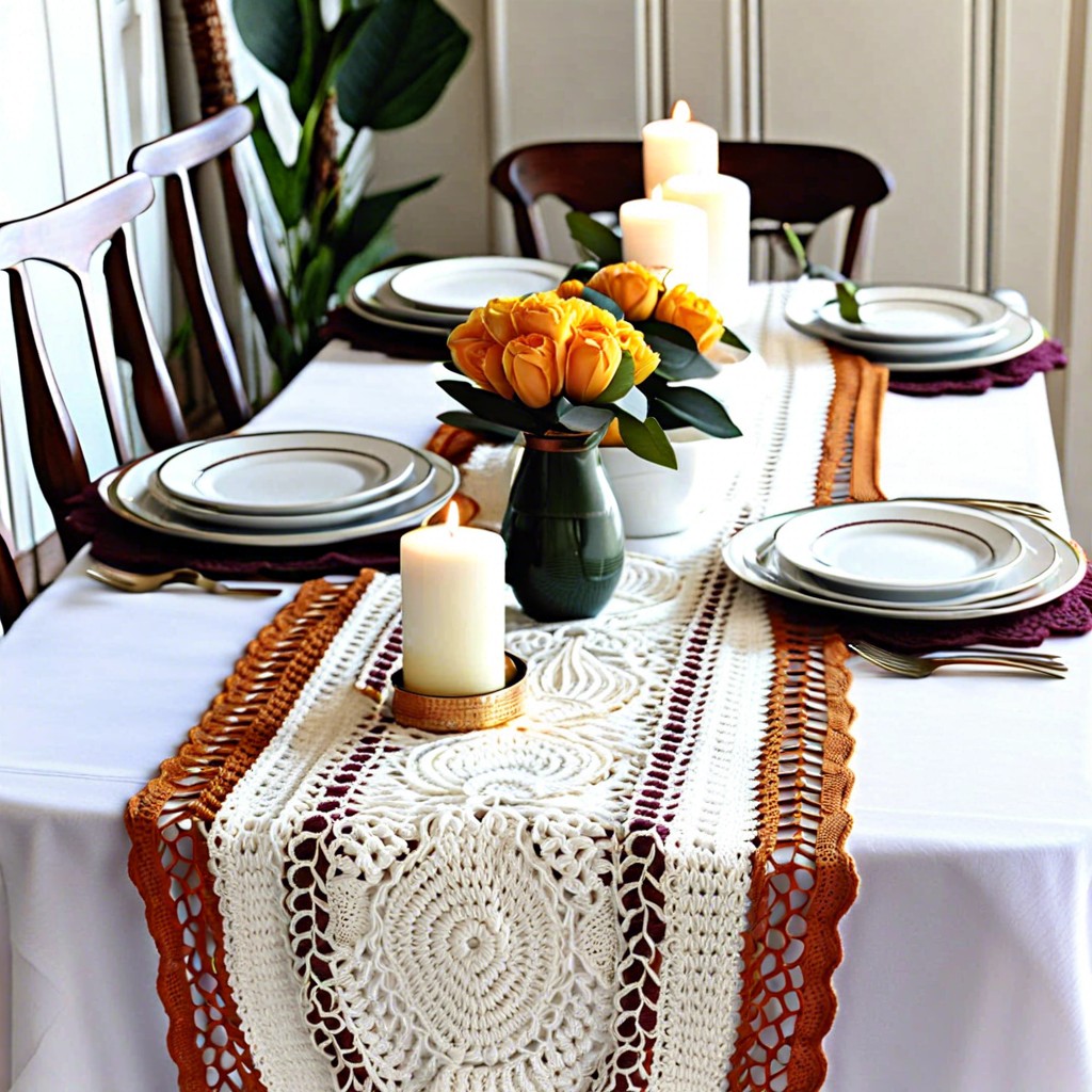 elegant table runner