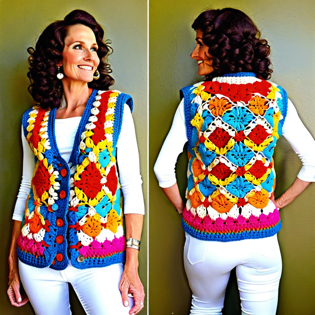 granny square vests