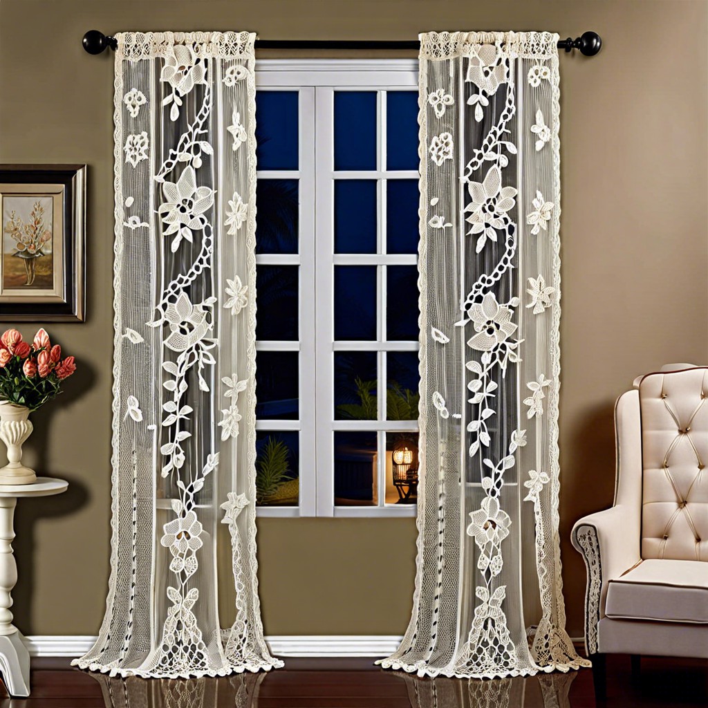 lace curtain panels